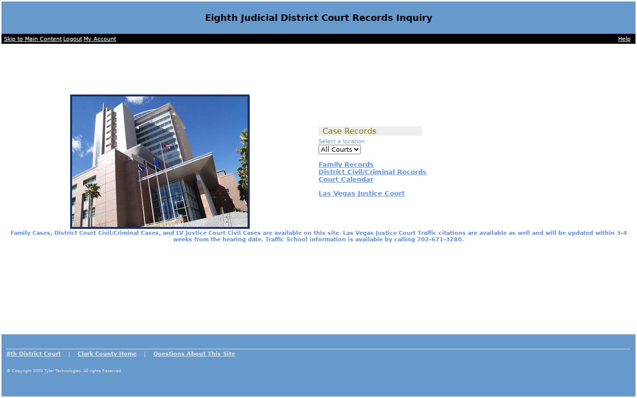 Summerlin South people search through Clark County court cases